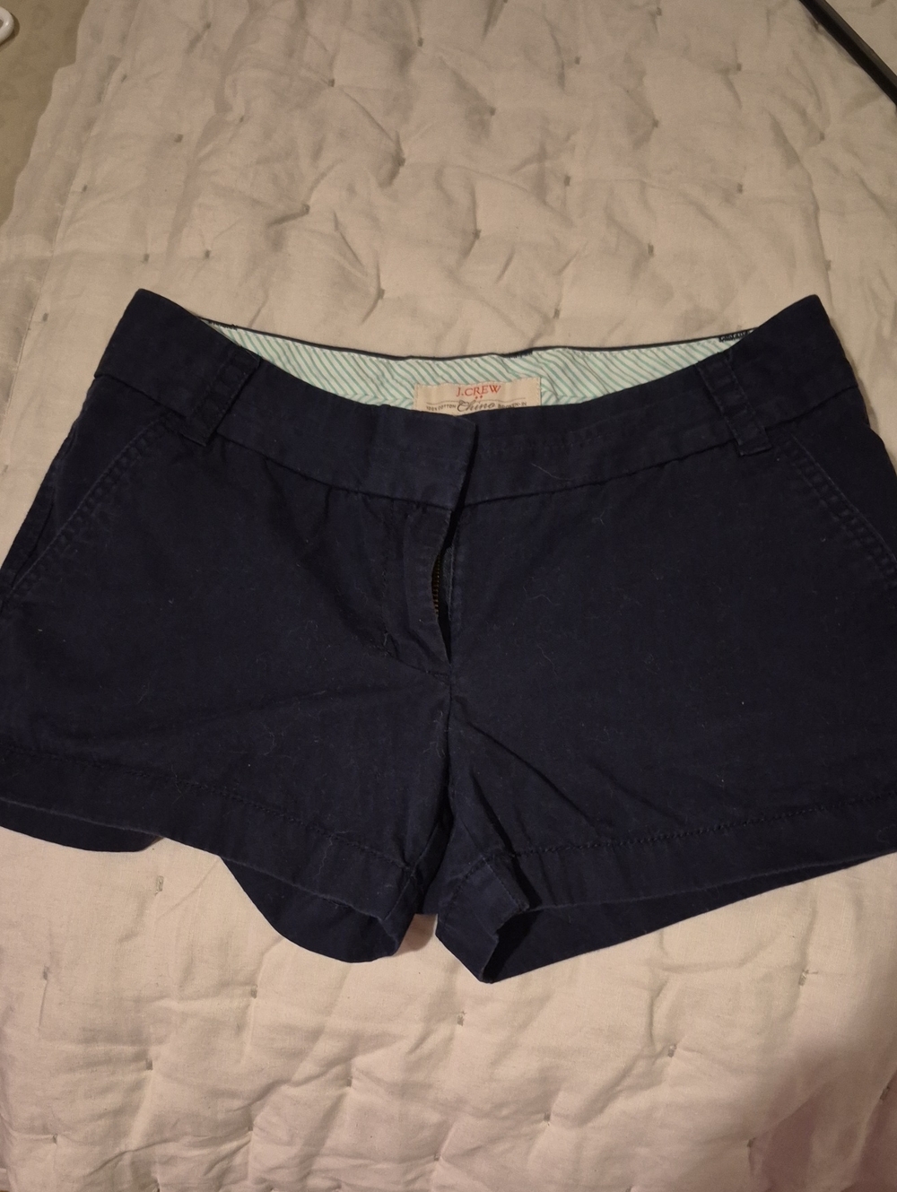 J. Crew Navy  Chino Shorts